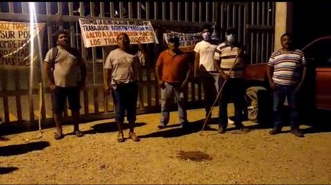 Detienen a dueños de las tierras donde se instala parque eólico del Istmo, tras protestar contra la empresa