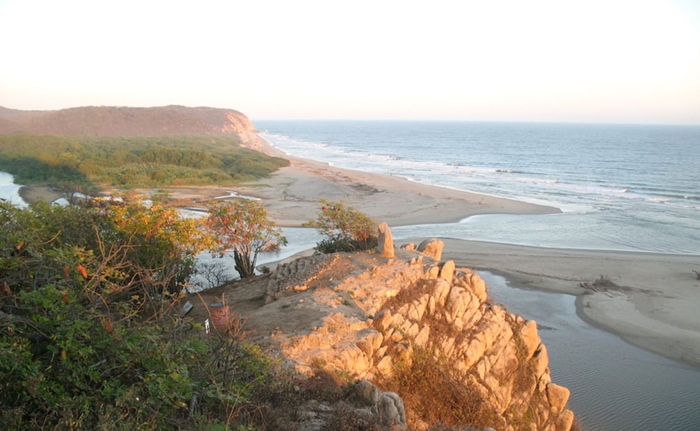 Mirador de Bocana del Río en Copalita, Oaxaca. Foto:INAH