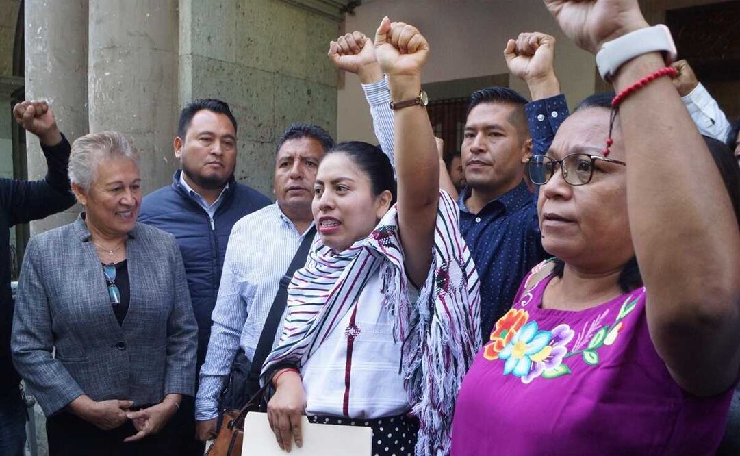 Devolver dignidad al magisterio, reto del nuevo comité: Yenny Pérez, primera dirigente de la Sección 22. Fotos: Edwin Hernández