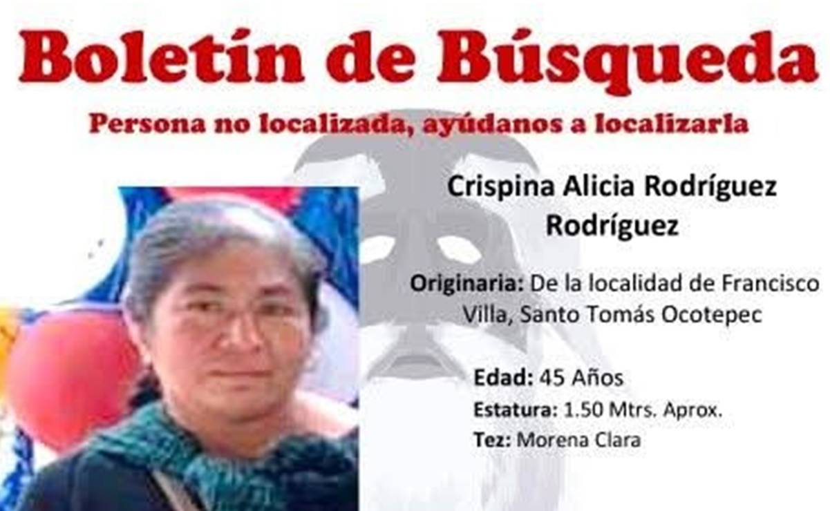 Buscan a Crispina Alicia originaria de Santo Tomás Ocotepec; reportan 14 mujeres desaparecidas en junio en Oaxaca