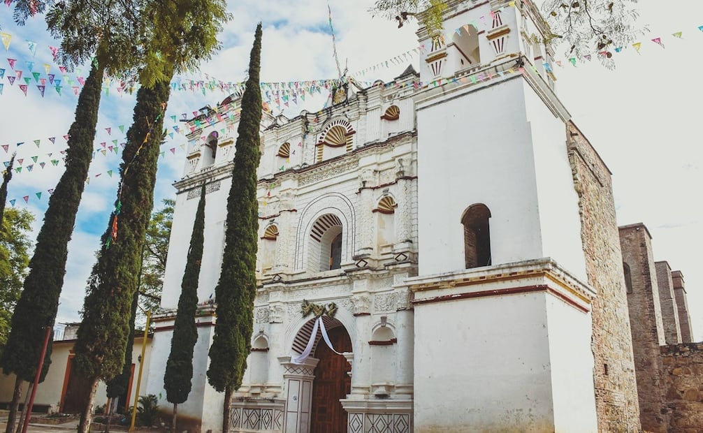 Iglesia de San Martín Tilcajete, Oaxaca. Foto: Facebook@H.Ayuntamiento de San Martín Tilcajete.
