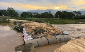 Sin paso vehicular: Se cumplen dos años sin puente por colapso en San Juan Lagunas, Putla