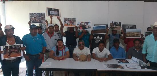 Rechazan ikoots construcción de camino que comunique a Santa María Del Mar