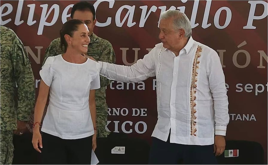 Sheinbaum cuestiona filtraciones de EU; AMLO la respalda, "hay intereses políticos", dice
