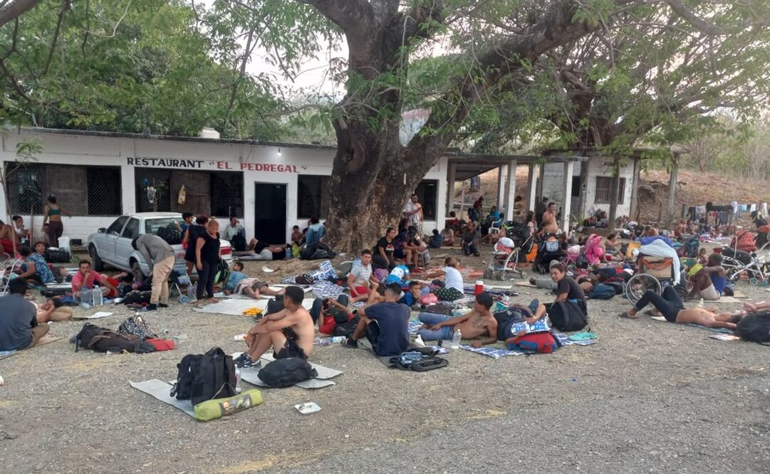 Viacrucis Migrante denuncia hostigamiento de grupos armados; CNDH pide protección en su paso por Oaxaca. Foto: Especial