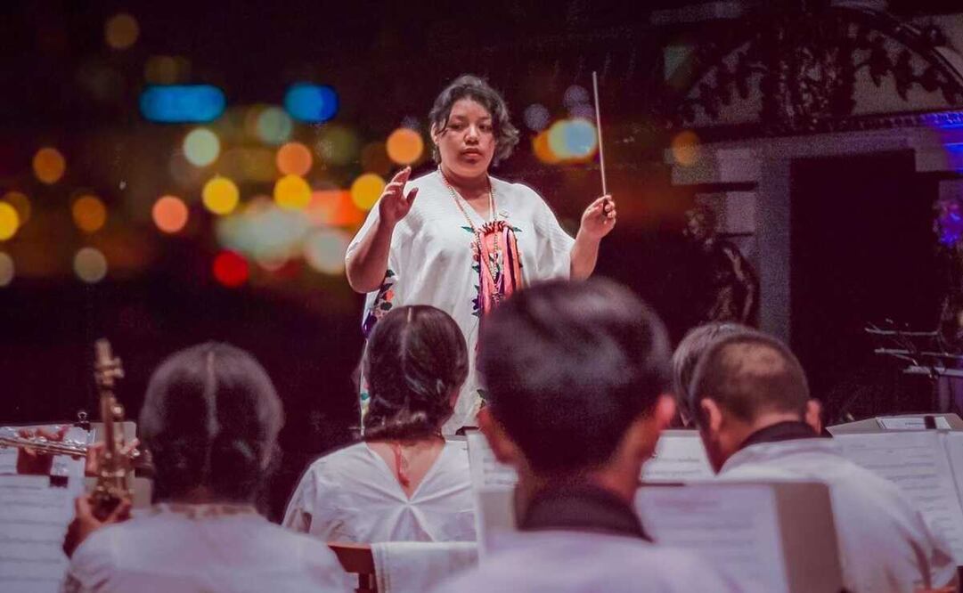 Sin miedo y con batuta en mano, mujeres de Oaxaca conquistan espacios con la música. Fotos: Cortesía Kanzio Lize