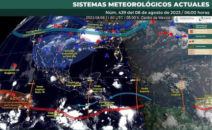 Anuncian lluvias y actividad eléctrica por llegada de onda tropical 20 a Oaxaca