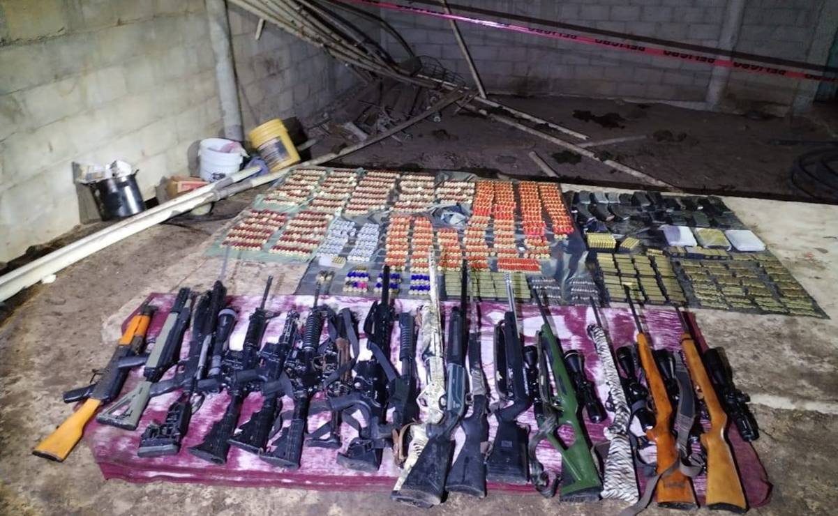 Aseguran armas, drogas y vehículos de grupos criminales en Santiago Niltepec, en el Istmo de Oaxaca