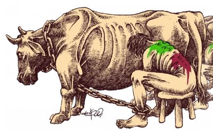 Mexicanos, esclavos de la industria lechera en EU