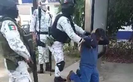 Chocan Guardia Nacional y policía municipal de Oaxaca de Juárez por arresto de una persona