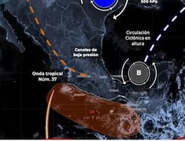 ¡Atención! Autoridades de Oaxaca alertan de posible desarrollo ciclónico en el golfo de Tehuantepec