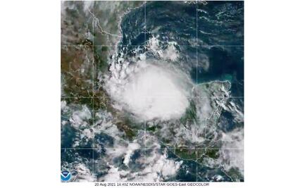 Huracán Grace impactará zona norte de Oaxaca; advierten lluvias intensas y vientos de hasta 175km/h