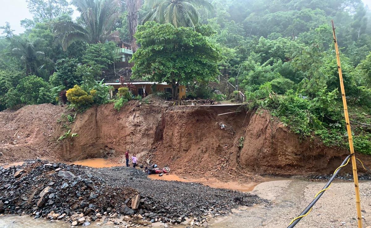 Lluvias intensas dejan cortes de luz y afectaciones en viviendas en 5 regiones de Oaxaca. Foto: Especial