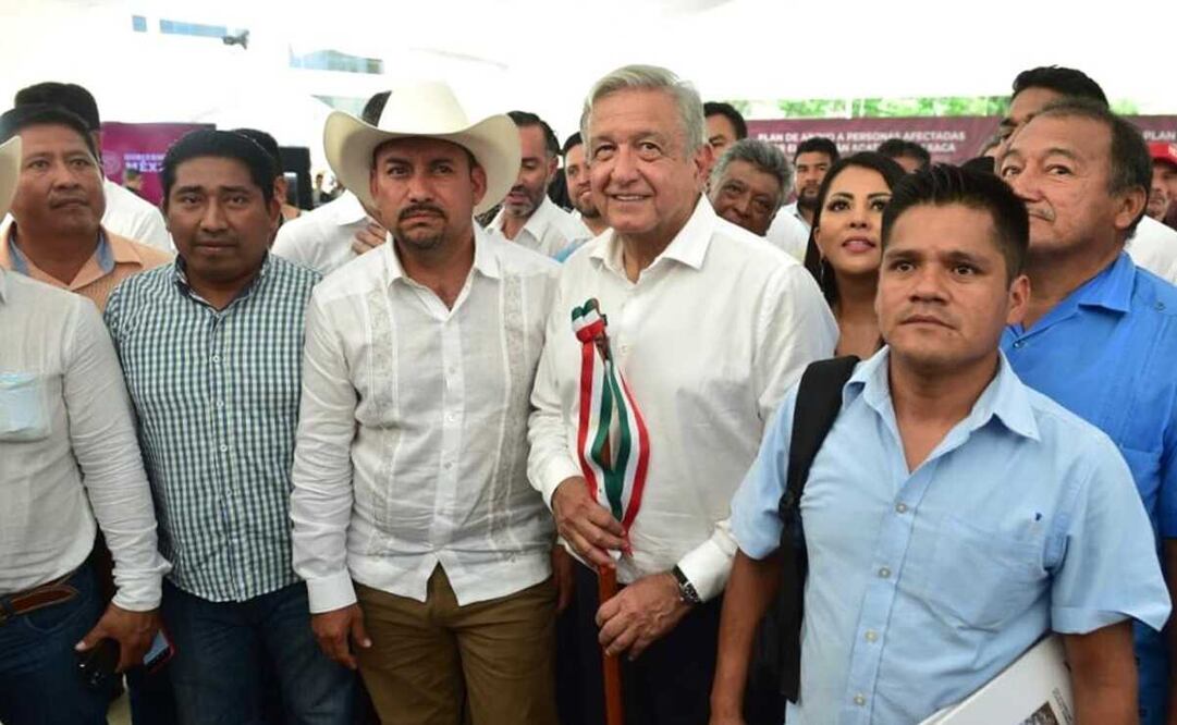 Desde Oaxaca, reporta AMLO inversión de 3 mil 10 mdp en apoyos tras paso del huracán Agatha. Foto: Especial