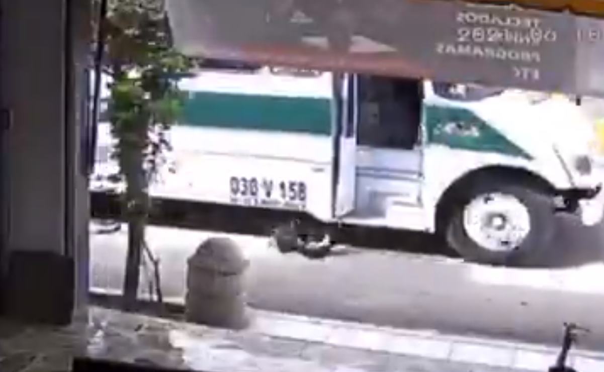 Suspenden licencia a conductor que arrolló intencionalmente a un perrito en la ciudad de Oaxaca