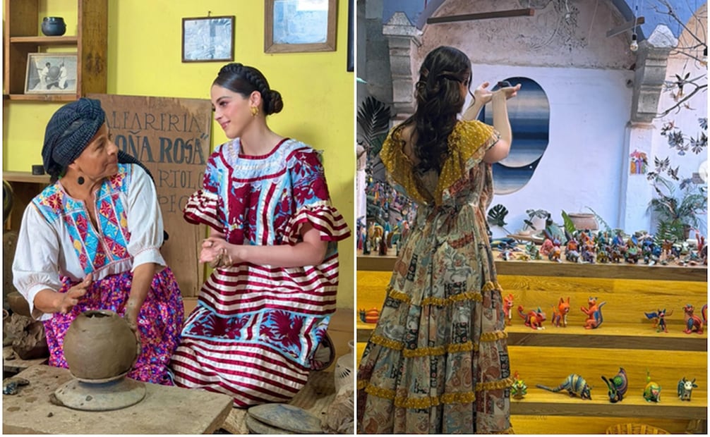 Fátima Bosh en Oaxaca. Foto: IG@fatimaboschfdz