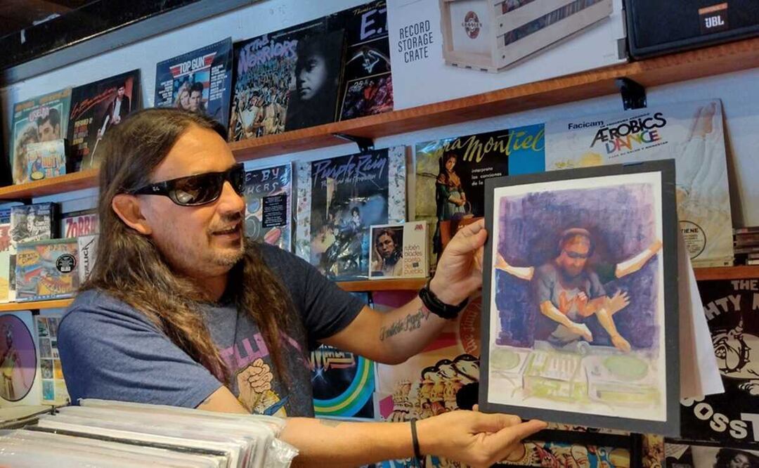 Thorvald Pazos, el productor musical de Oaxaca que combina el amor por el vinil y la lucha social. Fotos: Juan Carlos Zavala