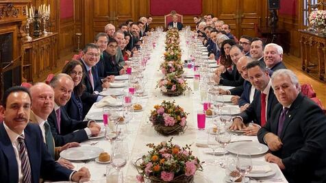 AMLO se reúne con gobernadores en Palacio Nacional