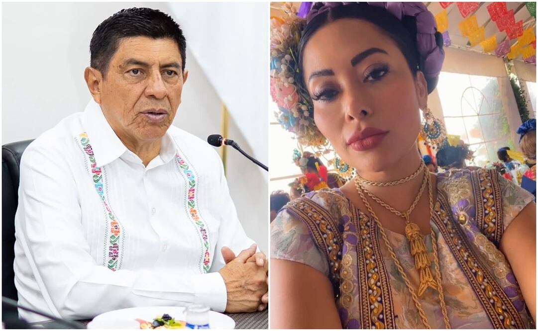 Salomón Jara condenó el asesinato de Amy Navarrete en Matías Romero. Fotos: Especiales