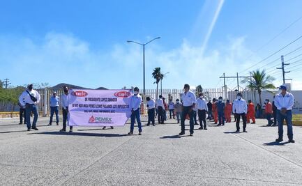 Por segunda vez protestan en el Istmo contra Pemex; adeuda 500 mdp a 25 constructoras