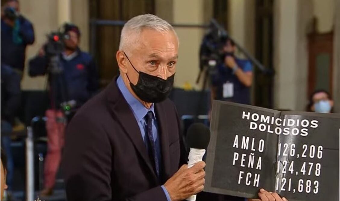 El periodista Jorge Ramos señaló “tengo que comenzar con malas noticias: su gobierno ya es el más violento en la historia moderna de México”.  Foto: especial