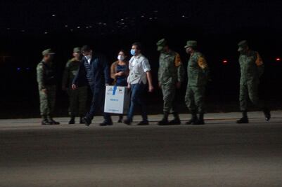 Llega a Oaxaca primer lote de 19 mil 500 vacunas contra Covid-19; mañana arranca vacunación