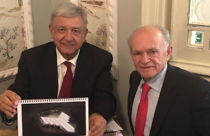 López Obrador se reúne con Alfredo Harp