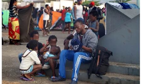El drama de cientos de niños africanos en la frontera sur de México