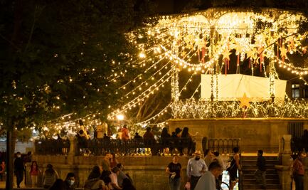 Iluminan Zócalo y calles aledaños del Centro de la ciudad de Oaxaca con 5 mil luces