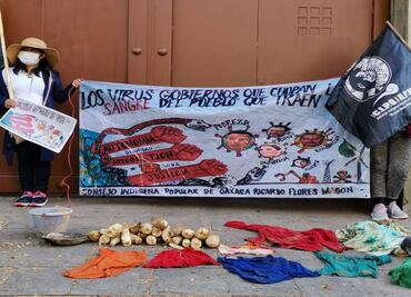 Con protesta, mujeres chinantecas exigen atender solicitud de emergencia tras daños por lluvias