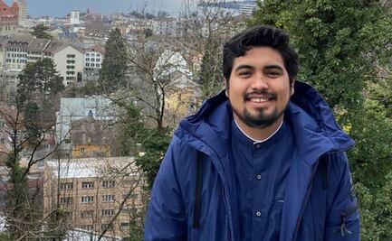 "Chico partículas": El mexicano celebra su primer día en el gran colisionador de hadrones