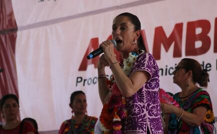 Desde Tuxtepec, Oaxaca, promete Sheinbaum “sello propio” para dar continuidad a la 4T