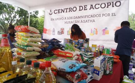 En estos centros de acopio de la ciudad de Oaxaca puedes donar víveres para afectados por Agatha