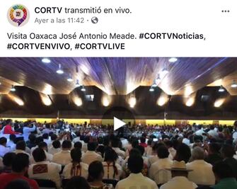 El INE inicia investigación por transmisión en Cortv de evento político