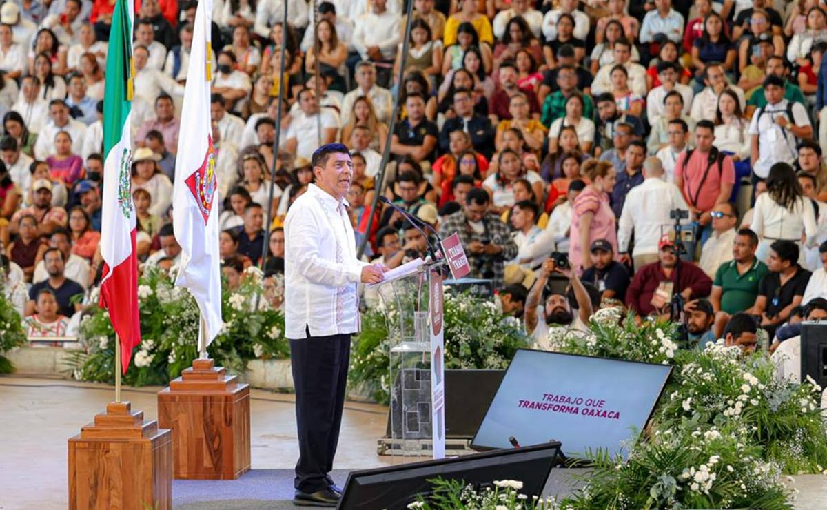 Presume Jara mayor seguridad y visitas a 376 municipios de Oaxaca en primer año de gobierno