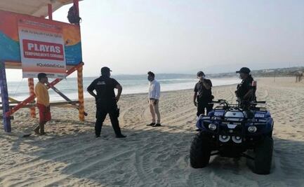 Por “rebrote a gran escala” de Covid, decretan cierre de playas y ley seca en Puerto Escondido