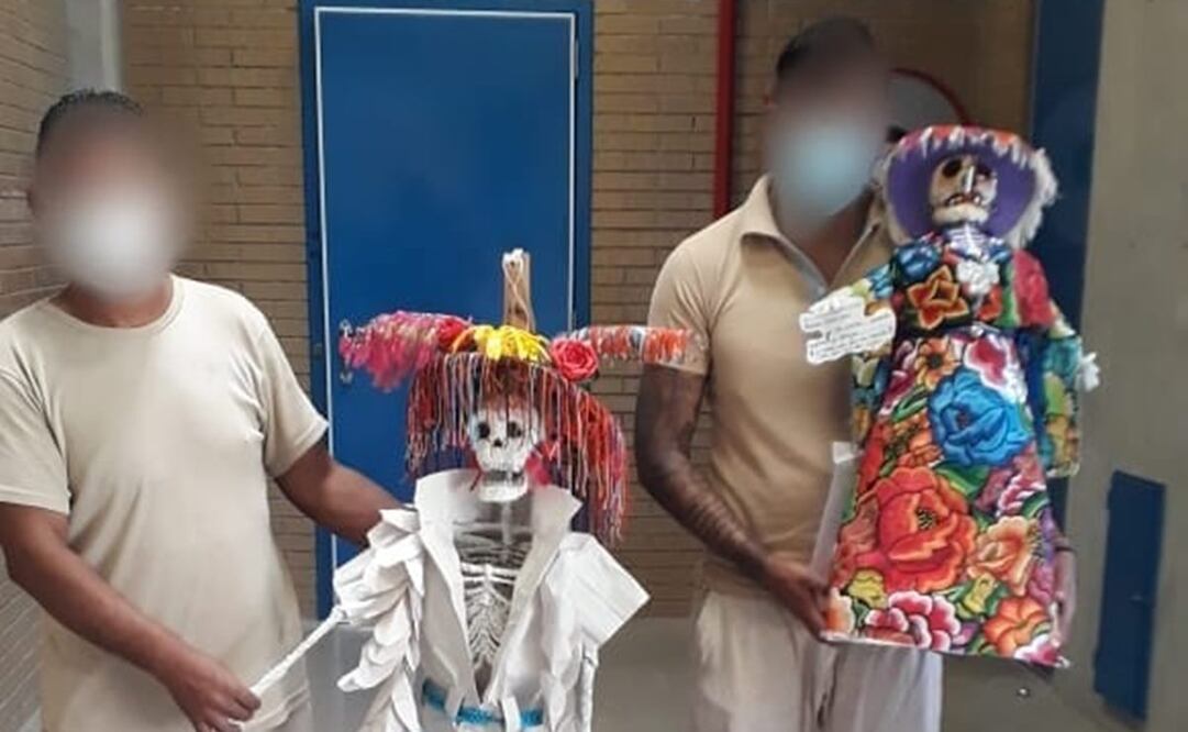 Con concurso de calaveritas y catrinas, internos en penales de Oaxaca celebran Día de Muertos