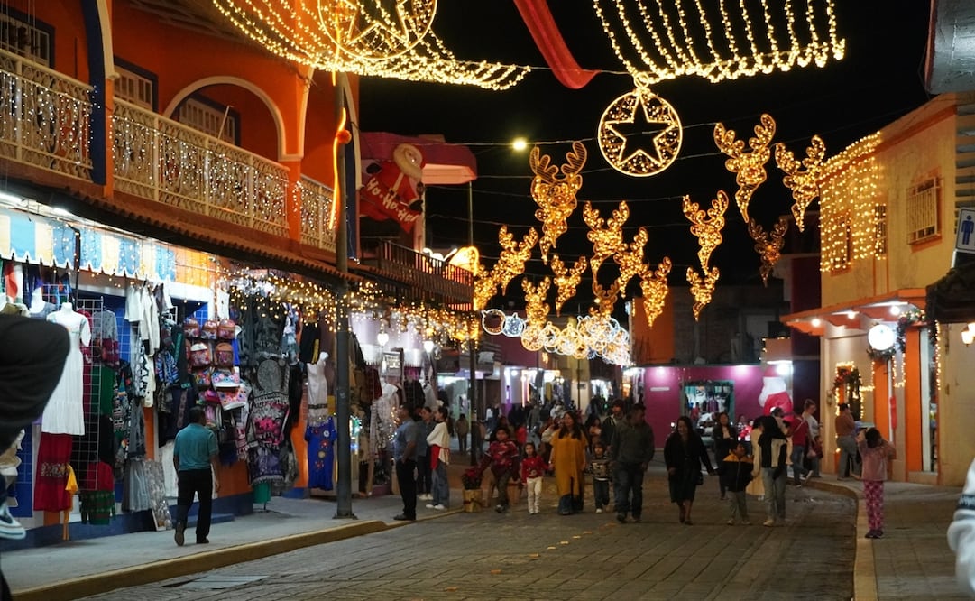 Actividades navideñas en Oxaca. Foto: Gobierno Municipal San Pablo Villa de Mitla 2025-2027