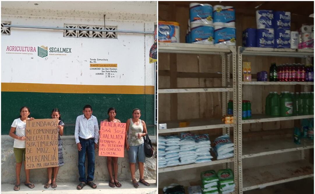 Desabasto en Diconsa deja sin maíz a 2 mil 500 pueblos indígenas de Oaxaca; es la primera vez en 50 años. Fotos: Especiales