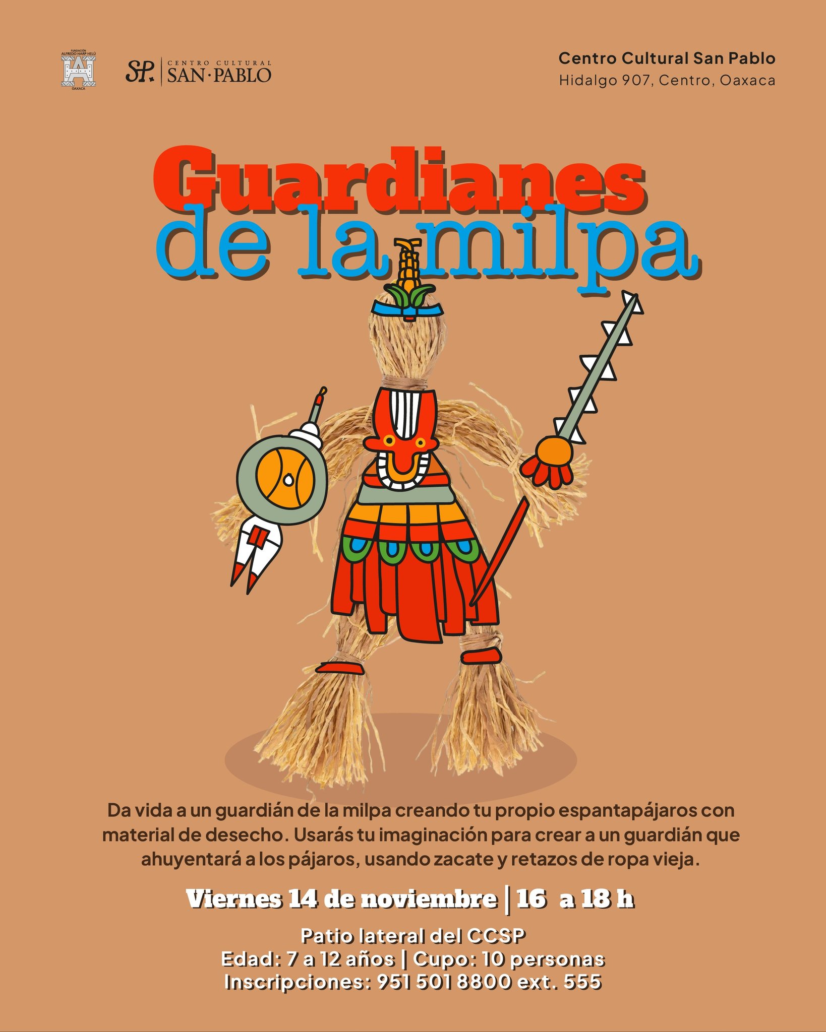 Guardianes de la milpa. Foto: Centro Cultural San Pablo