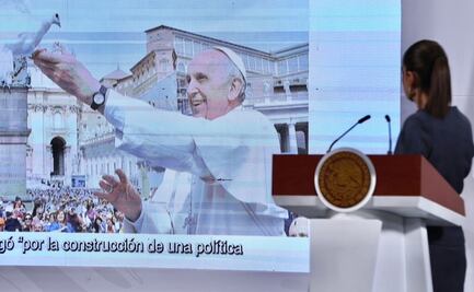 Papa Francisco: Sheinbaum hace un reconocimiento en su mañanera; proyecta video para honrarlo 