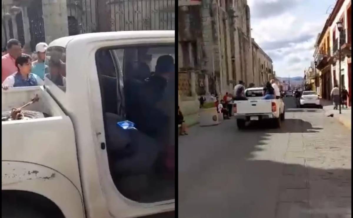 En pleno Centro Histórico de Oaxaca, cae poblador de Mitlatongo por asesinato en 2021