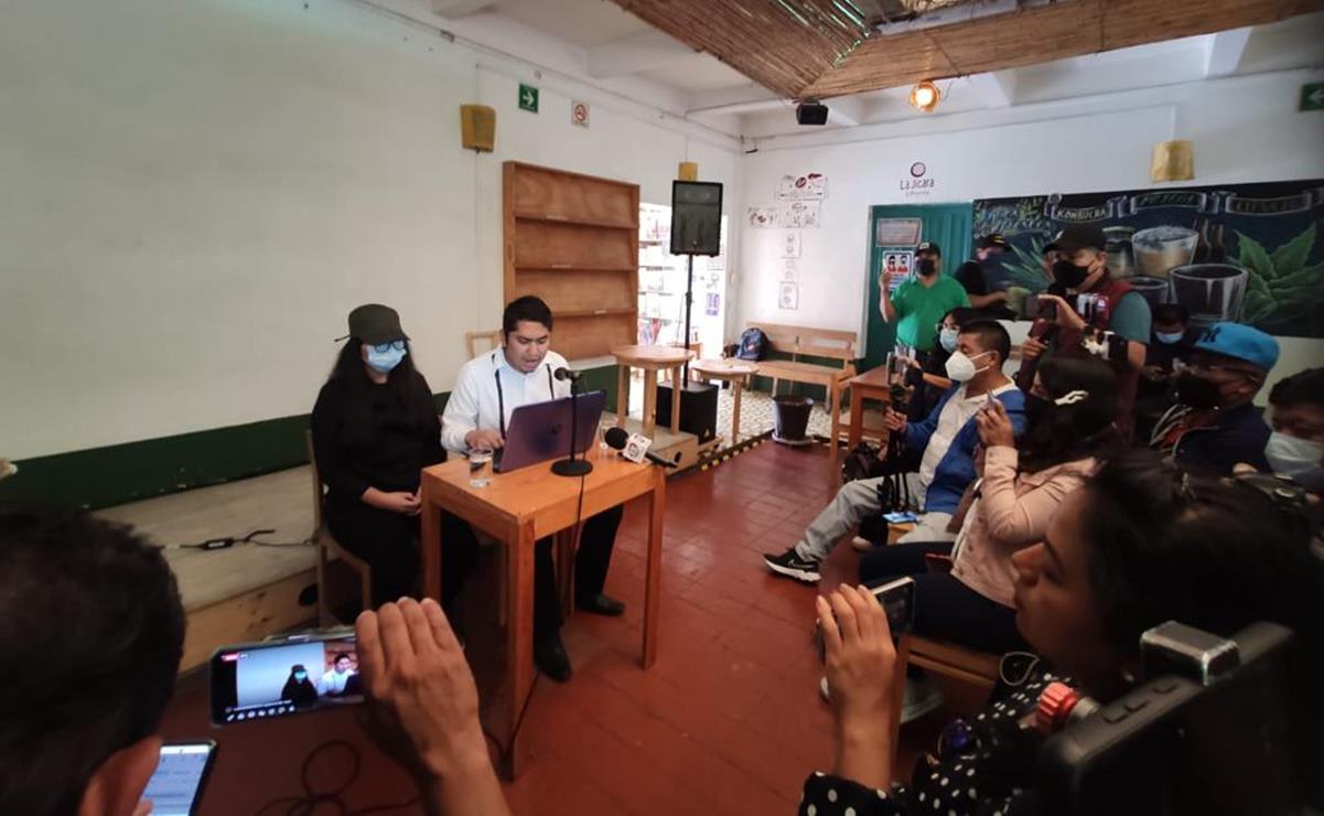 Exigen a FGR atraer caso de víctima de Oaxaca a quien robaron identidad para “perdonar” a su presunto violador. Fotos: Mario Arturo Martínez