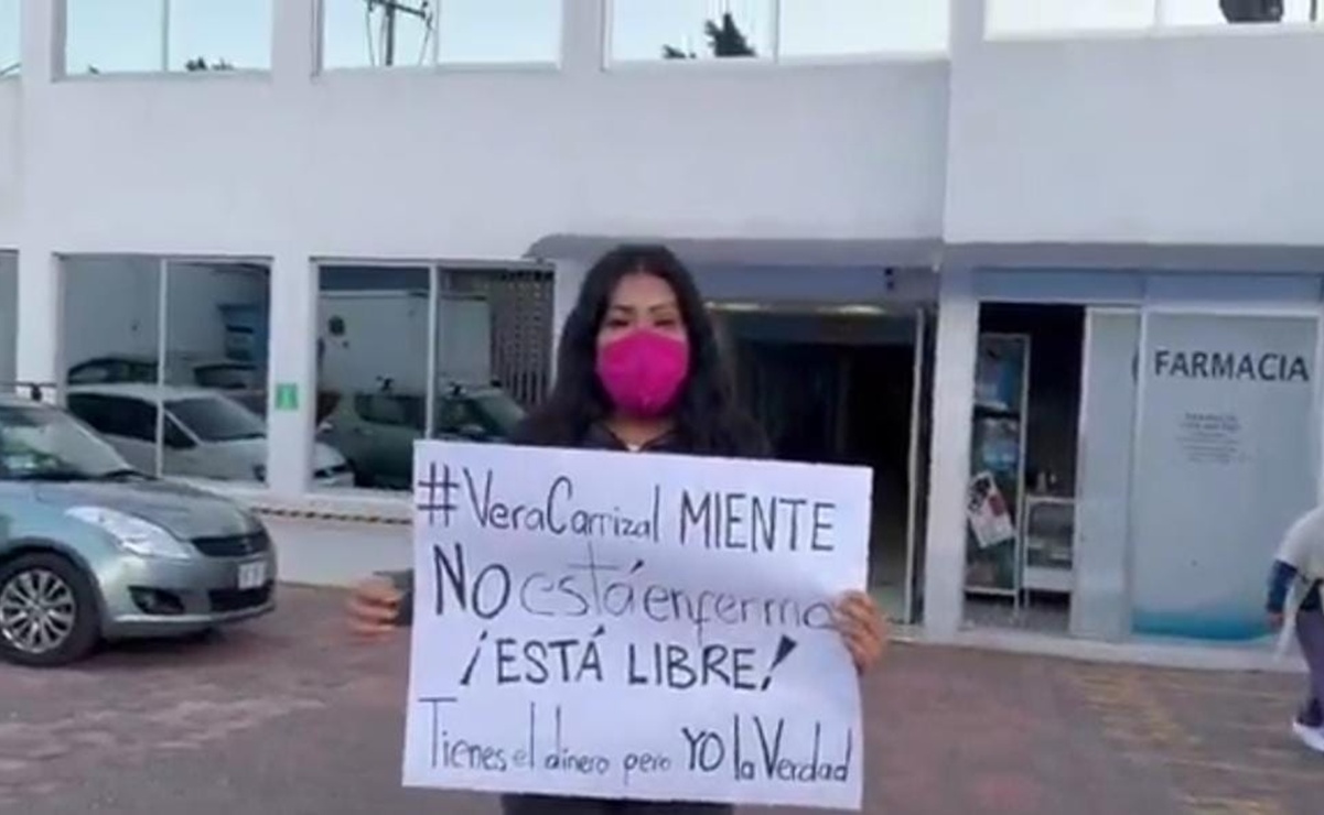 Denuncia María Elena Ríos que Juan Vera Carrizal no está en el hospital a 50 días de su excarcelación