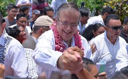 “El pueblo va a decidir quién siga, no el dedazo”, afirma Marcelo Ebrard en visita a Oaxaca