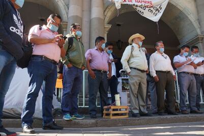 Con ayuno, CNTE de Oaxaca exige plazas sin examen