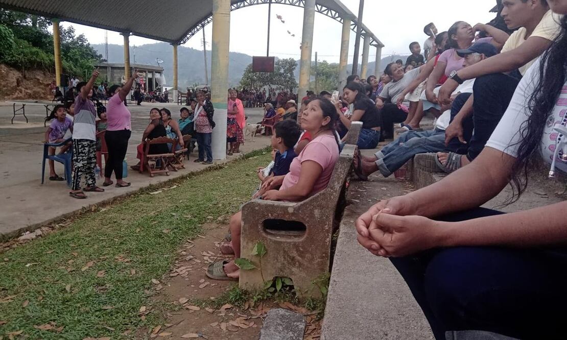 Postergan regreso a clases en Platanillo, por falta de condiciones de seguridad. Foto: Especial