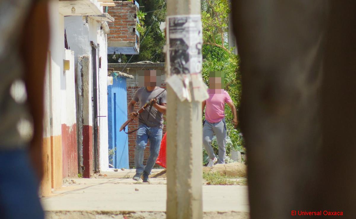 Sección 22 culpa a Jara de ataque a maestros que bloquean aeropuerto de Oaxaca; confirma heridos de bala