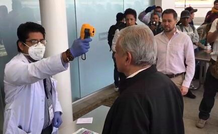 “¡Tengan para que aprendan!", dice AMLO al dar 35.6 de temperatura