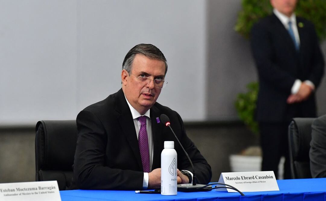 Marcelo Ebrard, canciller de México, acudió en representación del presidente Andrés Manuel López Obrador, a la Cumbre de las Américas en Los Angeles, Estados Unidos. Foto: AFP